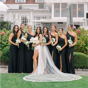 Anthropology lace trim cathedral veil